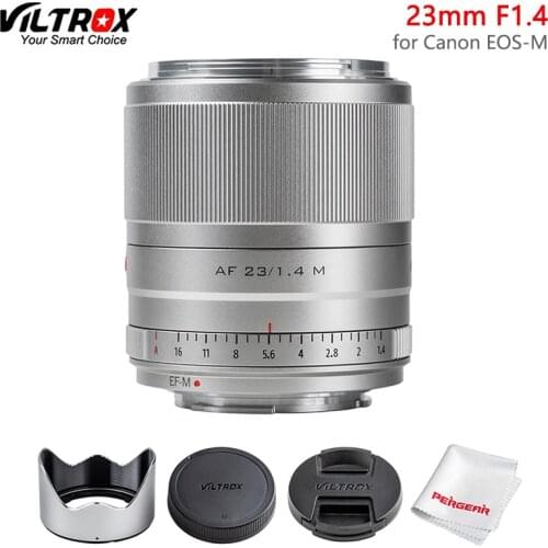 Viltrox 23mm F1.4 Auto Focus Prime Lens APS-C For Canon EOS M-mount Mirrorless Camera Canon EOS M Cameras M5 M6 Mark II M200 M50
