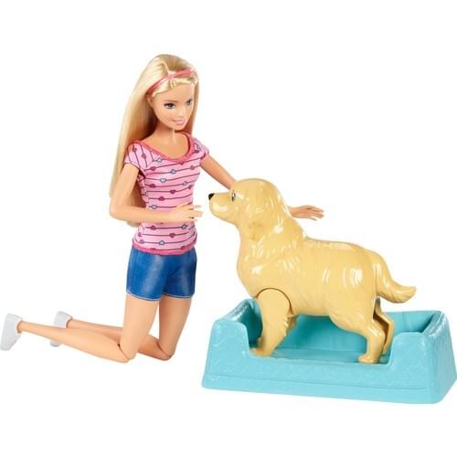 Orginal Barbie Baby Mother Dog and Newborn Puppy Play Set