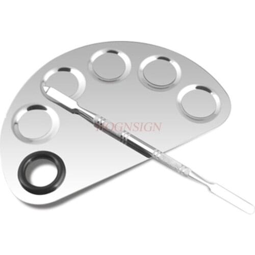 Makeup Palette Powder Foundation Bide Powder Palette Beauty Makeup Nail Stainless Steel Toner Makeup Makeup Plate Sale