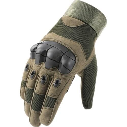 Rubber Knuckle Full Finger Tactical Gloves Men Military Paintball Airsoft Outdoor Climbing Riding Army Combat Male Sports Gloves
