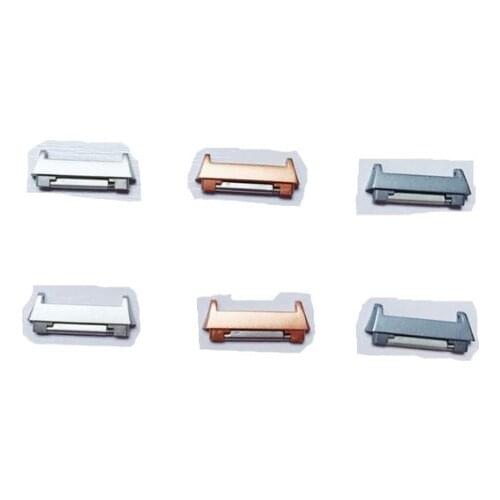 Wholesale 10PCS/ lots High quality 18MM , 20MM , 22MM , 24MM , Solid Stainless Steel Watch band Watch strap black color-08145