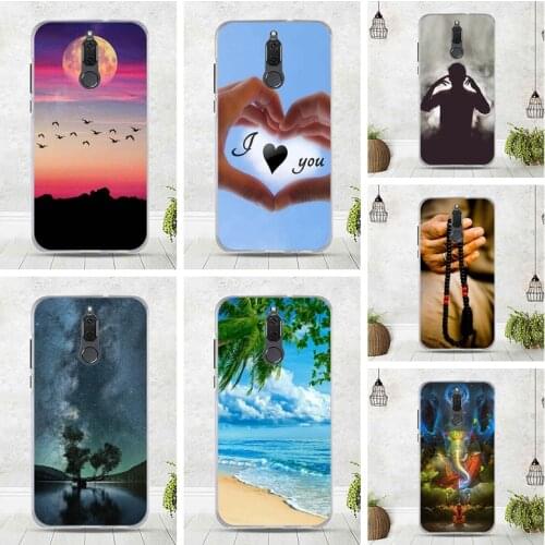 Luxury Cute Phone Cases For Funda Huawei Mate 10 Lite Case Cover Silicone TPU Coque For Huawei Nova 2i Honor 9i Cover 3D Capa