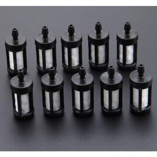 10Pcs Strimmer Trimmer Brush Cutter Fuel Filters Hose Pipe With Tank Filters For STIHL FS120 FS200 FS250 Chainsaw Tool Parts