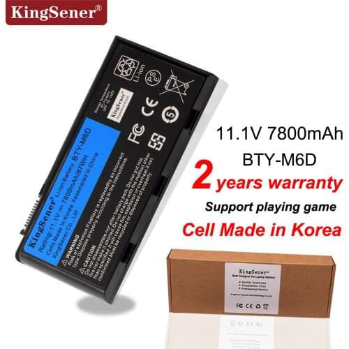 Kingsener New BTY-M6D Laptop Battery for MSI GT60 GT70 GX780R GX680 GX780 GT780R GT660R GT663R GX660 GT680R GT783R 9CELLS