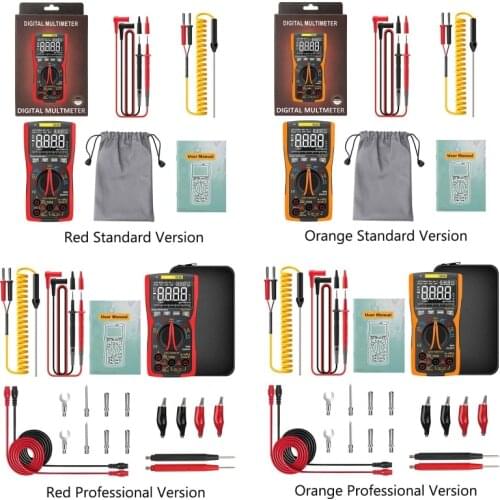 ANENG-SZ18 Digital Multimeter 9999 Professional True RMS Analog Tester Multimetro DIY Transistor Capacitor NCV Testers Lcr Meter