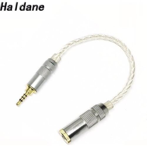 Free Shipping Haldane2.5mm TRRS Balanced to 3.5mm Female Stereo Headphone Audio Adapter Cable For Astell&kern AK240 AK380 AK320