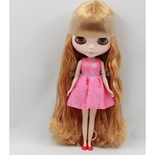 Free shipping Nude doll( blond hair )