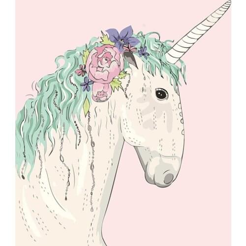 Cioioil-C394 fresh - one-horned beast Painting By Numbers Canvas Painitng Home Wall Art Picture Coloring By Numbers