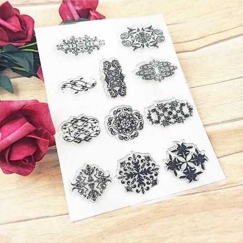 Hot selling rabbit transparent clear stamp / silicone seal roller stamp DIY scrapbook album / card production