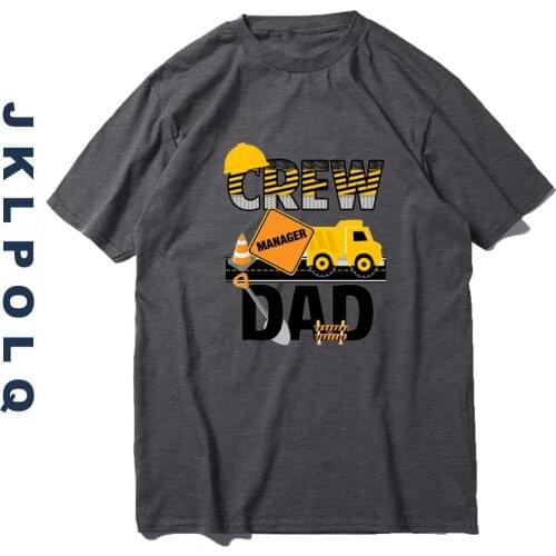 JKLPOLQ Oversize Men T-Shirt Unisex Crew Manager Day Printing Casual Short-Sleeved Tees Eu Size XS-3XL