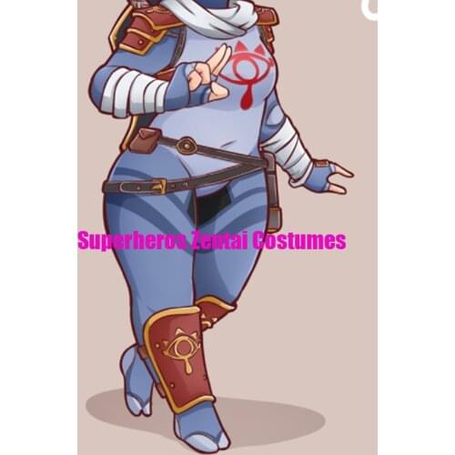 Sheikah Link Cosplay Costume Sheikah stealth outfit slate 3D Print Zentai, Only Bodysuit