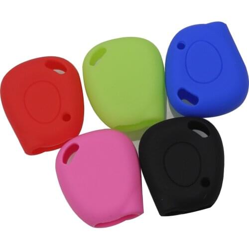 Kutery 10PCS Silicone Colorful Remote Key Case For Renault Megane Scenic Clio Laguna Espace Twingo Kangoo Protection Replacement