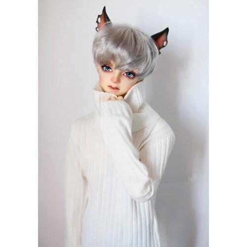 BJD doll clothes doll bottled sweaters with high collar for 1/3 1/4 MDD Uncle doll accessories pure color shirts