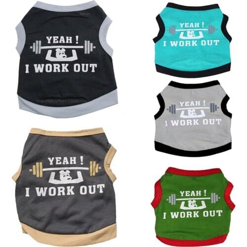 Pet Dog Clothes For Small Dogs spring Summer Clothes Chihuahua Puppy Clothing Shirt Winter Warm Vest Printed