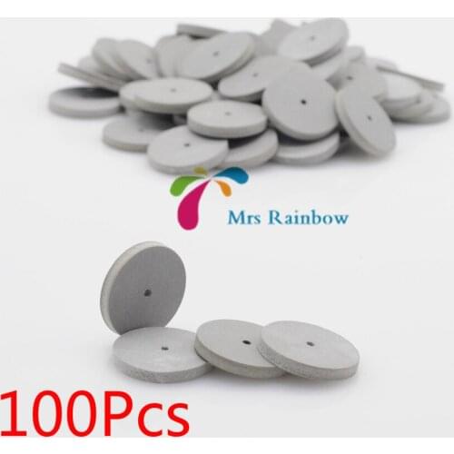 100/Pcs Dentist Assorted Polishing Wheels Burs Silicone Polishers For Dental Clinic Lab Supplies Accessiores High Quality