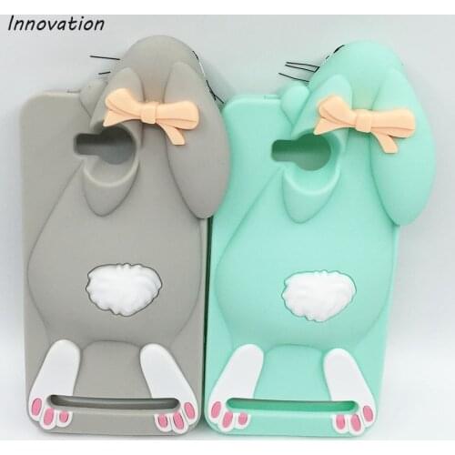 For Huawei Y3 2 / Huawei Y3 II Y3II Case 3D Cartoon Bunny Rabbit Silicone Rubber Cell Phone Cases Covers Phone Case
