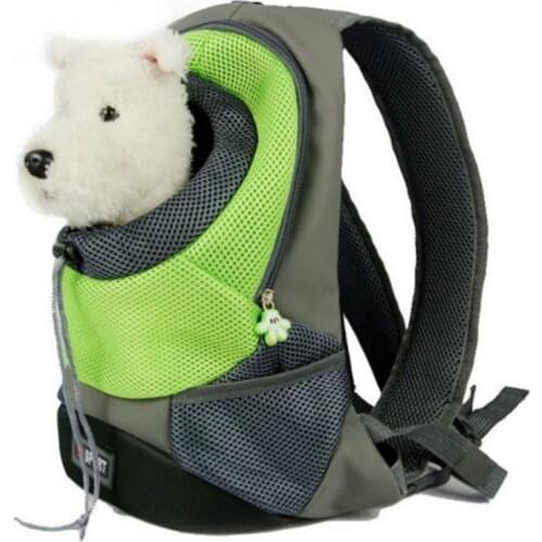 Pet Bag Outing Portable Dog Bag Mesh Dog Bag Breathable Pet Backpack Double Shoulder Front Backpack Portable Travel Backpack