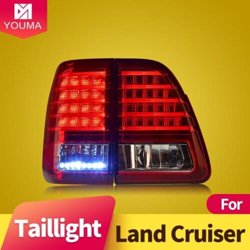 Taillight Assembly For Toyota Land Cruiser 100 1998-2007 Land Cruiser J100 LED Running Light LED Brake Light LED Reverse Light
