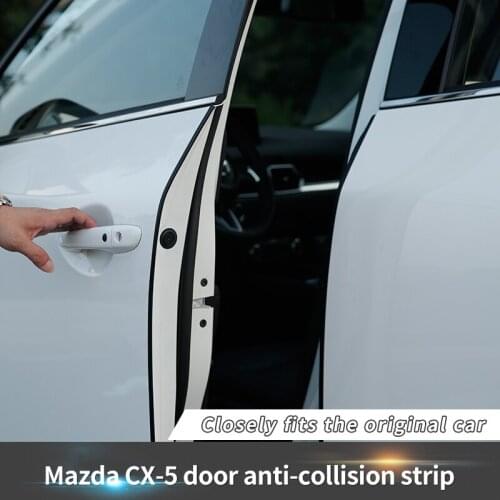 Car Door Protection Rubber Strip Moldings Side Anti-rub Protection for mazda cx5 2017 2018 2019 2020 2021