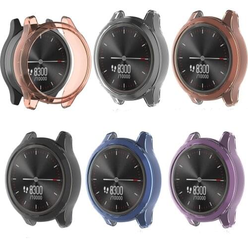 TPU Soft Shell Edge Protector Case Frame For Garmin Vivomove 3/3S/Luxe/Style Sport Watch Protective Bumper Cover Accessories