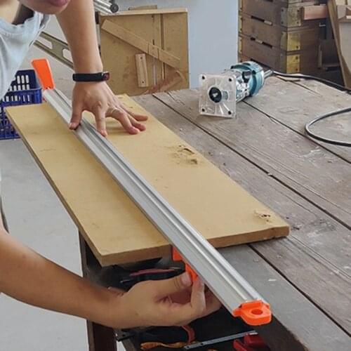 90cm Wood Board clamp For Flip saw Electric Circular Saw Cutting Machine Guide Ruler Fixing Clip Fixture Woodworking Tool