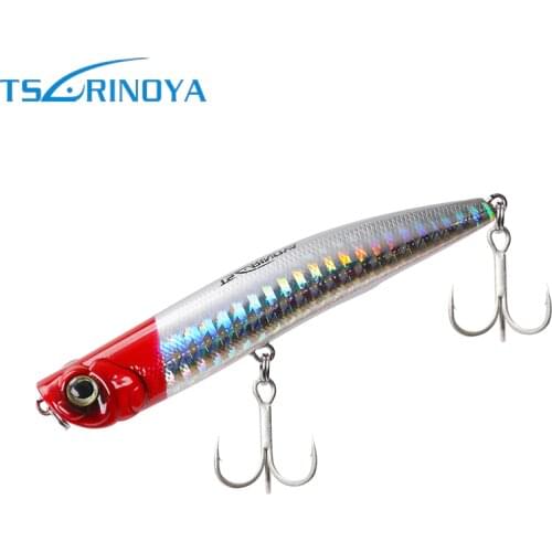 Trulinoya 1PC DW17 Popper Fishing Lure 9cm 10g Topwater Artificial Bait With Magnetic Material Inside The Body