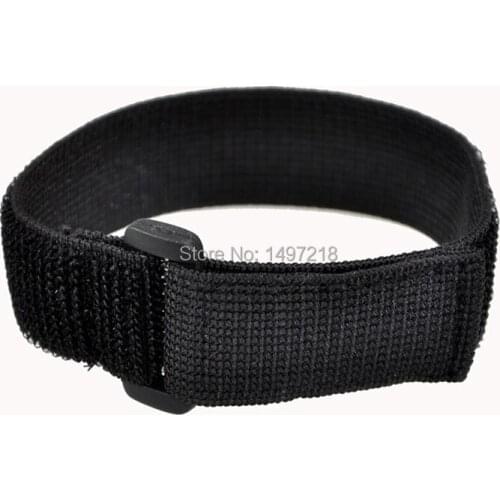 Free shipping 10pcs 2.5cm x 75cm nylon self adhesive elastic strap tapes with plastic buckle sticky Hook Loop cable ties