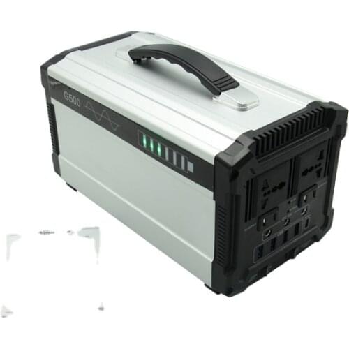 2020 Lowest price New 500w portable solar charge power bank lithium generator