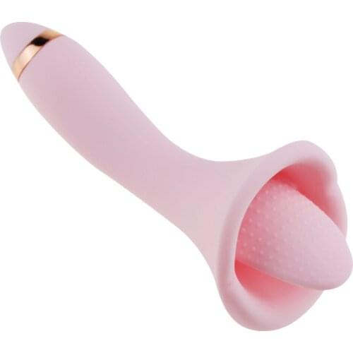 2021 Big Tongue Licking Vibrators 10 Speed Clitoris Stimulator Nipple Vibrator Massager Rechargeable Quiet Women Oral Sex Toy