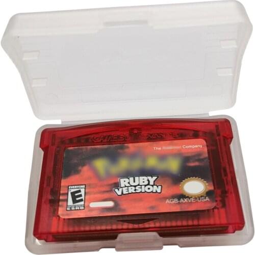 32-bit Game Card Ruby Video Game Cartridge Console Card English Language