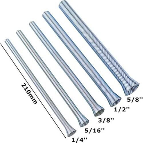 5pcs Spring Tube Tension Spring Pipe Bender Spring Steel for Copper Aluminium Tube Bending Hand Tool