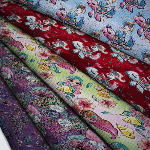 50*140cm Bullet Textured Liverpool Fabric Flower Printed DIY Tissue Kids Home Textile for Sewing Quilt Decoration Home