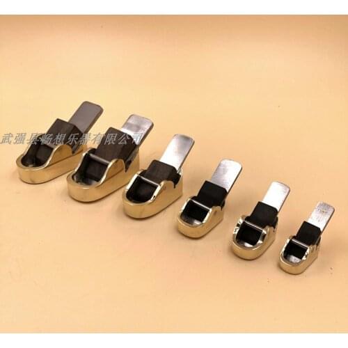 6pcs "hill" style brass Mini,finger planes (convex bottom+flat bottom)