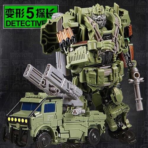 BMB Black Mamba Transformation Toys Figure Interplanetary Detective Robot H6001-6 Deformation Chariot Model Boy Gift