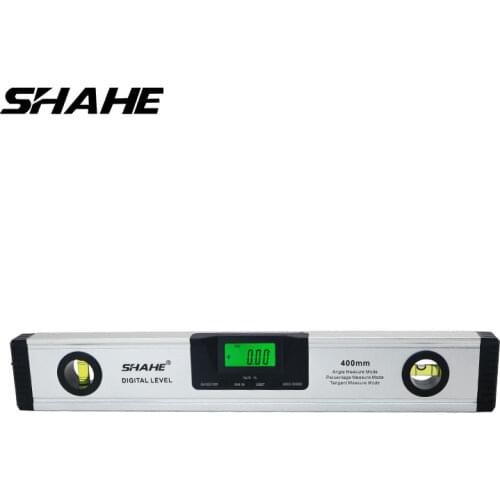 SHAHE Digital Angle Finder Inclinometer electronic Level Protractor 360 degree with/without Laser Digital Spirit Level 400 mm