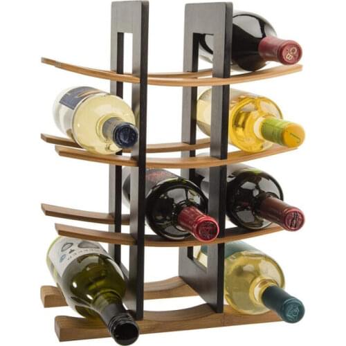 Wooden Bamboo Wine Rack Home Decoration Countertop Wine Rack Bar Kitchen Dining Storage Wine Rack Home Decoration Countertop