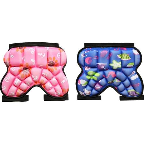 Kids Butt Pad Short Pants 3D Protection Hip Butt Protective Gear Adjustable Strap Waist Guard Impact Pad For Ski Ice Masterly