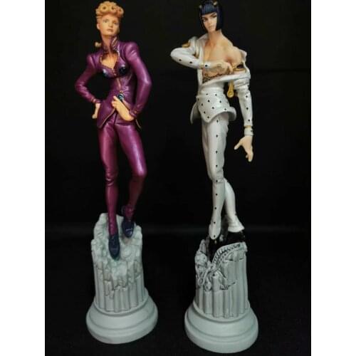 18cm JoJos Bizarre Adventure Action Figure Bruno Bucciarati Giorno Giovanna Figure Pen PVC Collectible Model Toy Gift