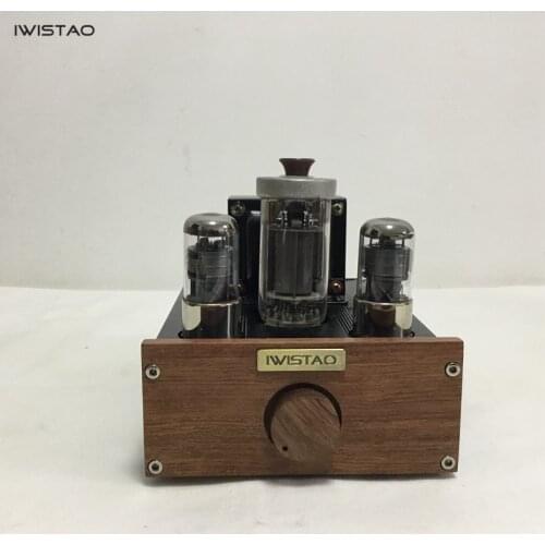 IWISTAO 1pc Mono Tube Amplifier FU50 Class A Signal-ended Small 300B 12W Preamplifier 2 x 6J4P HIFI Audio