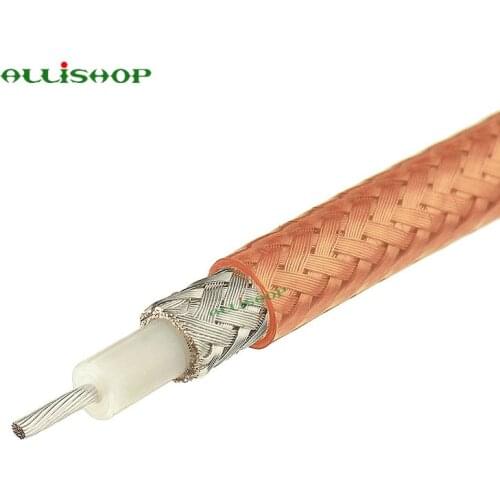 RG400 M17/128 Double Copper Braid Shielded Coax Coaxial Cable 1-3M RG400 Cable Low Loss 50 Ohm RF Cable