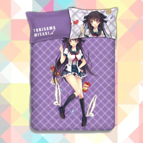 Anime Cartoon Four Rhythm Across the Blue Tobisawa Misaki World Quilt Cover Bedding Set Duvet Cover Set 4pc No.CP20160113