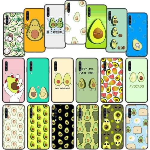 Avocado Soft Cover Case for Samsung Galaxy S20fe S21 Plus A02 A12 A32 A52 A72 F62 M02 M62 Ultra Cover