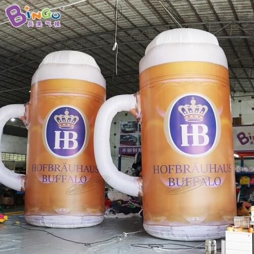 Customized 16 feet giant inflatable beer mugs / inflatable beer mug glass advertising promotion toys