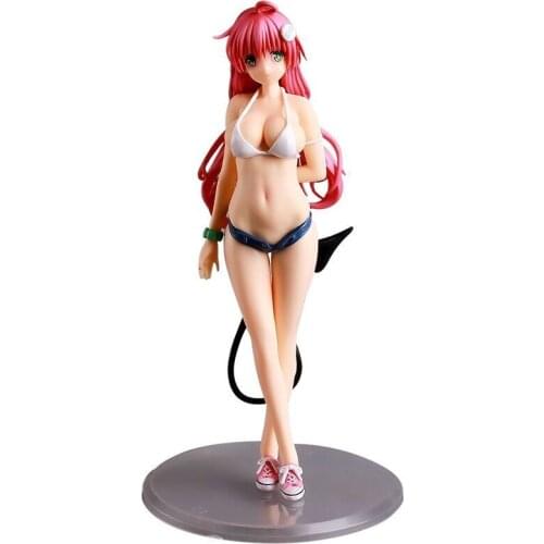 NEW Alter To Love Ru Lala Satalin Sexy Red Tail Swimsuit Bikini PVC Action Figure Sexy Deviluke Girl Collectible Model