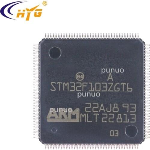 Original Authentic STM32F103ZGT6 Encapsulation LQFP-144 32-bit MCU Microcontroller 768K Flash Memory Single Chip 17 Timers ADC