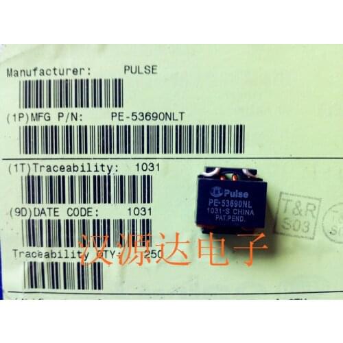 Original New 100% PE-53690NLT 1.25uh 14.3a 15x15x9.9mm SMT power inductor