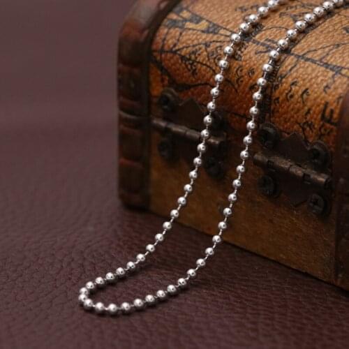 S925 Sterling Silver Fashion Trend Jewelry Blossom Personality Male And Female Retro Thai Silver Necklace