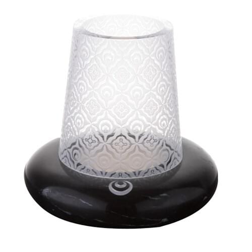 Arte Home Cintemani Black Silver Candle Holder