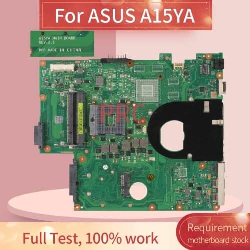 REV:2.1 For ASUS A15YA Naptop motherboard SJTNV HM70 DDR3 Notebook Mainboard