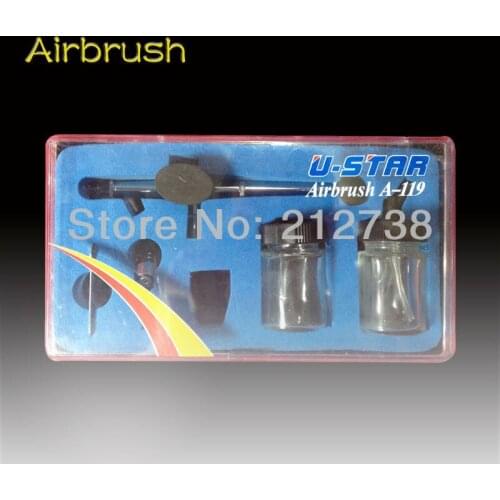Airbrush Pen Gravity Tattoo Spray gun Body Painting Tool Body face art painting U-STAR Airbrush A-119 Free shipping
